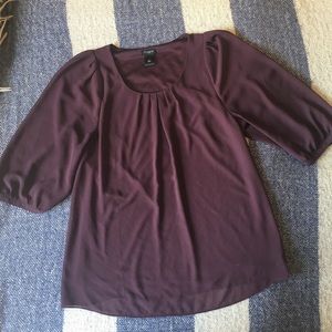 Plum Ann Taylor Blouse